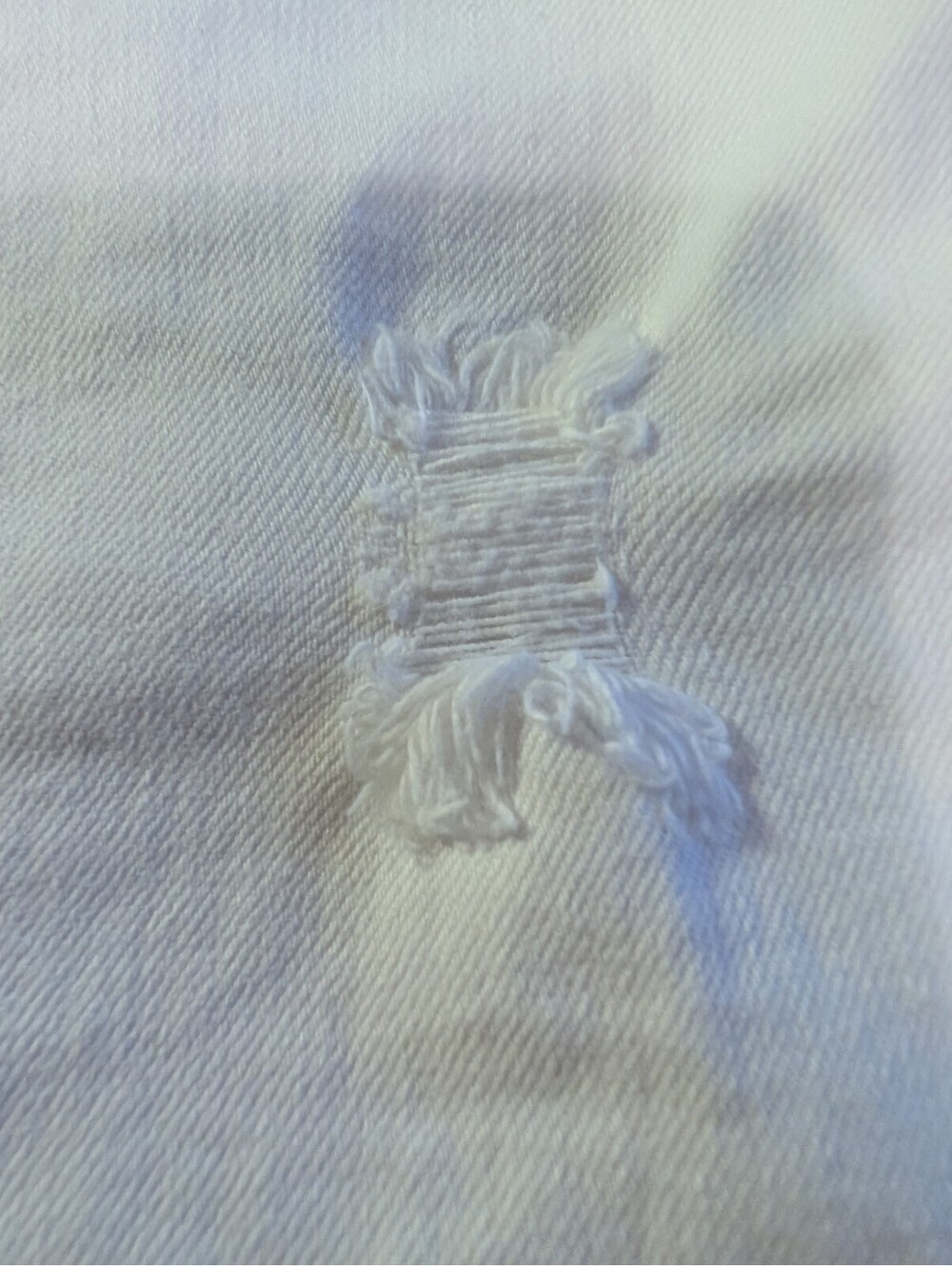 1921 - KUT from the Kloth White Denim Cut-Off Shorts Size 14 - Picture 6 of 10